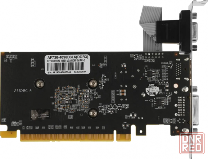 Видеокарта Afox Geforce Gt 730 (Af730-4096d3l6), 4 гб, Ddr3, 1333 мгц (арт-6081) Донецк - изображение 3