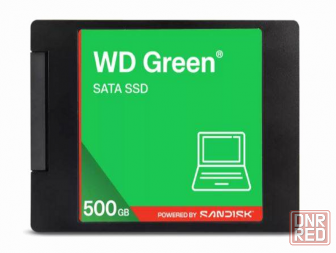 Твердотельный накопитель Ssd Wd Green Wds500g5g0a 500gb, 2.5", Sata Iii, R/W - 545/510 Mb/S 3d-Nand Донецк - изображение 1