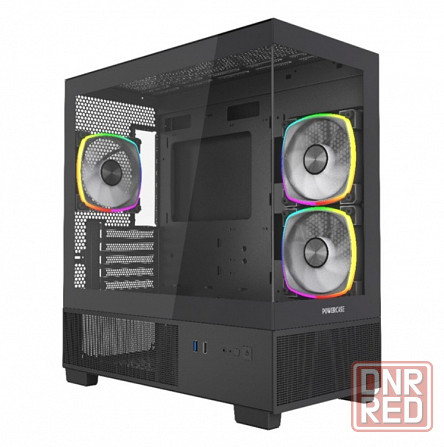 Компьютерный корпус Powercase Vision Micro M3b Tg Argb Black (Cvmmb-A3) (арт-7647) Макеевка - изображение 2
