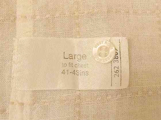 Рубашка мужская с коротким рукавом West Rock, б/у, светло-бежевая, размер L, норм. / хор. состояние Донецк