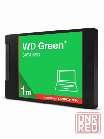 Твердотельный накопитель Ssd Wd Green Wds100t5g0a 1tb, 2.5", Sata Iii, R/W - 545/510 Mb/S 3d-Nand (а Донецк - изображение 1