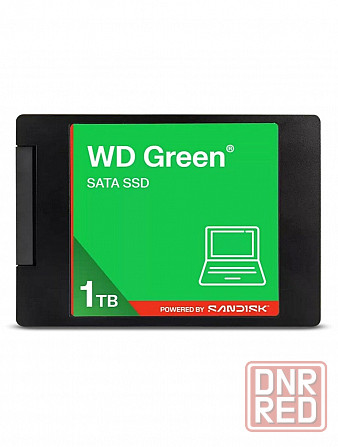 Твердотельный накопитель Ssd Wd Green Wds100t5g0a 1tb, 2.5", Sata Iii, R/W - 545/510 Mb/S 3d-Nand (а Донецк - изображение 2