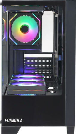 Корпус Matx Formula Crystal Z1m, Mini-Tower, без бп, черный [Cristal Z1m] (арт-8463) Донецк