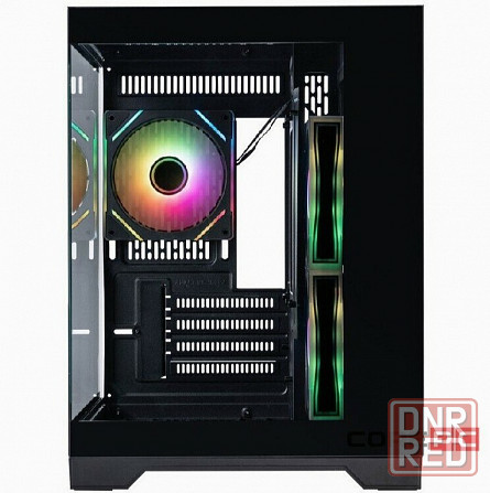 Корпус 1stplayer Megaview Mv5-Tp Argb Black (Mv5-Tp-Bk-2fc7r-1fc7) / Matx / 3x120mm Argb Fans (арт-5 Донецк - изображение 2
