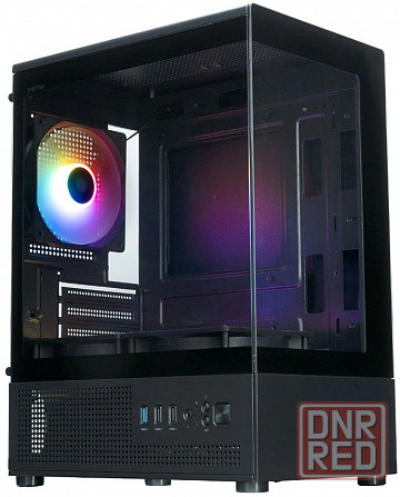 Компьютерный корпус Xastra Q300m 5argb-C6 Black (Q300m-5fc12a-C6) (арт-9826) Донецк - изображение 3