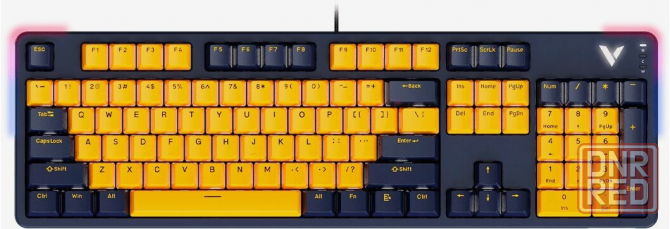 Клавиатура Rapoo V500pro-2024 Yellow/Blue (V500pro-2024/13150) (арт-4312) Донецк - изображение 2