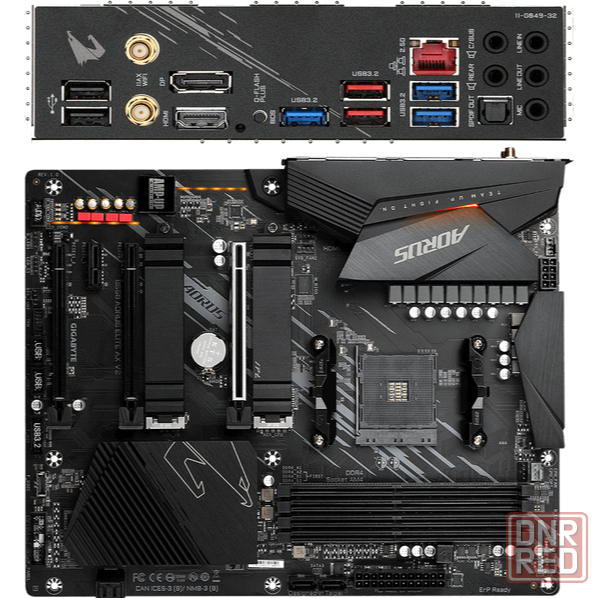 Материнская плата Gigabyte B550 Aorus Elite Ax V2 (B550 Aorus Elite Ax V2) (арт-8873) Донецк - изображение 1