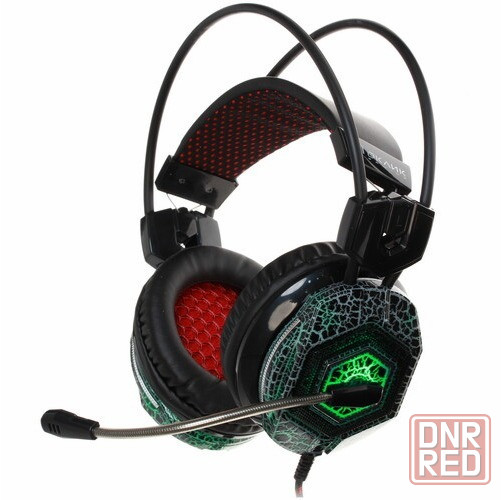 Наушники с микрофоном Oklick Hs-L500g Toxic черный (Hs-L500g) (арт-8325) Донецк - изображение 1