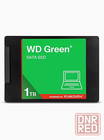 Твердотельный накопитель Ssd Wd Green Wds100t5g0a 1tb, 2.5", Sata Iii, R/W - 545/510 Mb/S 3d-Nand (а Макеевка - изображение 2