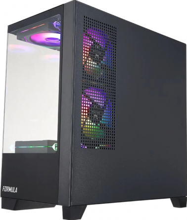 Корпус Matx Formula Crystal Z1m, Mini-Tower, без бп, черный [Cristal Z1m] (арт-7990) Макеевка