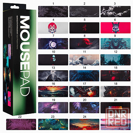 Коврик для мышки Xxl в ассортименте (300*900*3mm) (арт-8432) Донецк - изображение 1