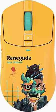 Мышь A4tech Bloody R72 Ultra желтый оптическая 20000dpi беспров. Usb-C 6but (арт-7979) Макеевка