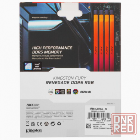 Оперативная память Ddr5 Kingston Fury Renegade Silver Rgb [Kf564c32rsa-16] 16 гб, 6000mhz (арт-5288) Донецк - изображение 3