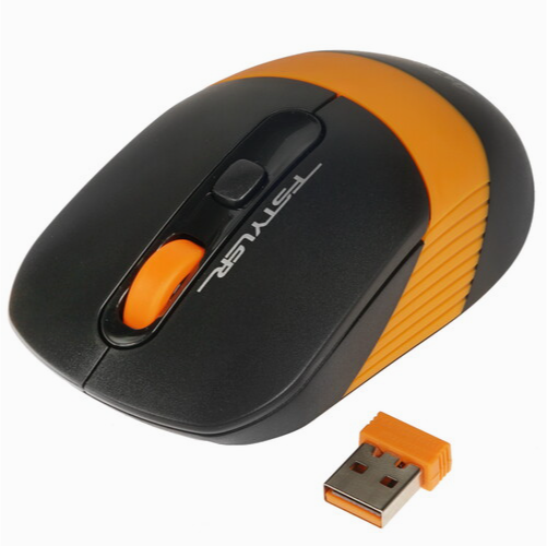Мышь беспроводная A4tech Fstyler Fg10s [1204066] черный/оранжевый (арт-7731) Донецк