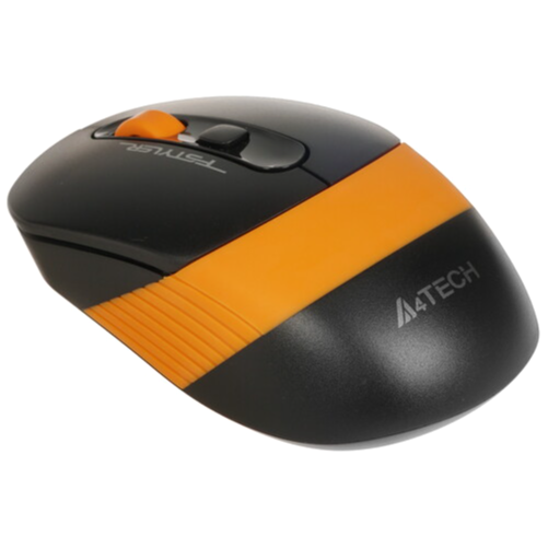 Мышь беспроводная A4tech Fstyler Fg10s [1204066] черный/оранжевый (арт-7731) Донецк