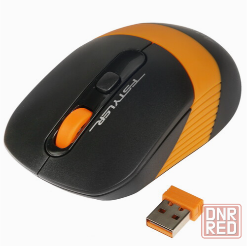 Мышь беспроводная A4tech Fstyler Fg10s [1204066] черный/оранжевый (арт-7731) Донецк - изображение 6