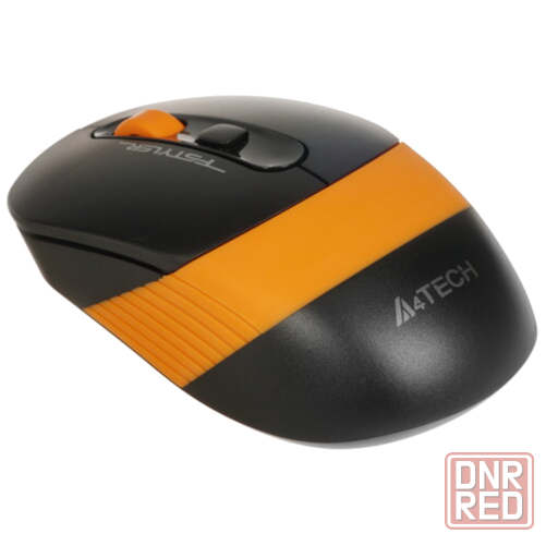 Мышь беспроводная A4tech Fstyler Fg10s [1204066] черный/оранжевый (арт-7731) Донецк - изображение 3