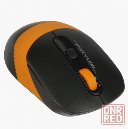 Мышь беспроводная A4tech Fstyler Fg10s [1204066] черный/оранжевый (арт-7731) Донецк - изображение 2