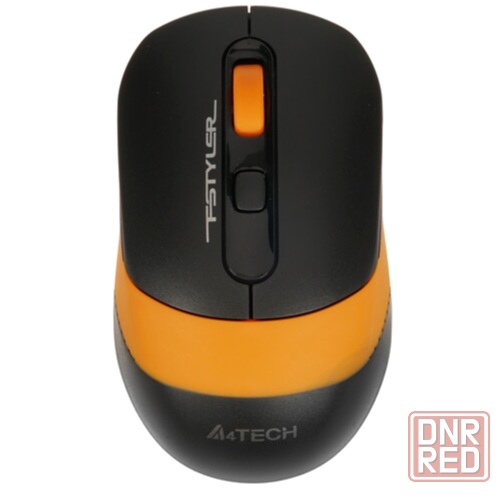 Мышь беспроводная A4tech Fstyler Fg10s [1204066] черный/оранжевый (арт-7731) Донецк - изображение 1