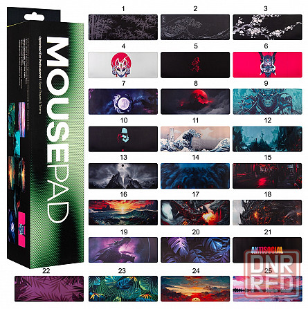 Коврик для мышки Xxl в ассортименте (300*900*3mm) (арт-2248) Макеевка - изображение 1