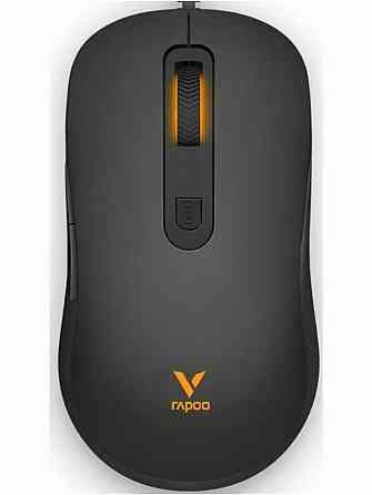 Мышь компьютерная Rapoo V16rgb проводная 6 кнопок, Rgb, черный (арт-9431) Донецк