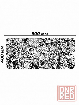 Коврик для мышки Gaming Loot Xxl (900x400x3), белый, темно-синий (арт-3515) Донецк - изображение 1