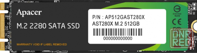 Твердотельный накопитель Ssd 512gb Apacer Ast280x (Ap512gast280x-1) (арт-4051) Донецк - изображение 1
