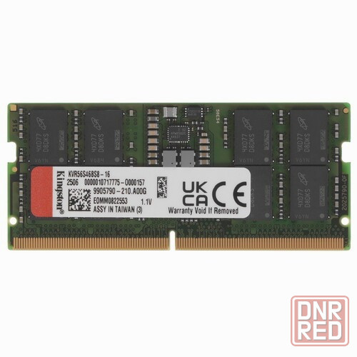 Оперативная память Sodimm Kingston Valueram [Kvr56s46bs8-16] 16 гб (арт-9644) Макеевка - изображение 1