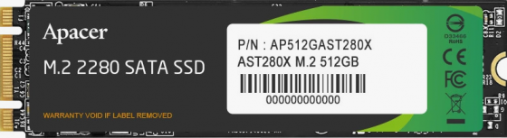 Твердотельный накопитель Ssd 512gb Apacer Ast280x (Ap512gast280x-1) (арт-9053) Макеевка