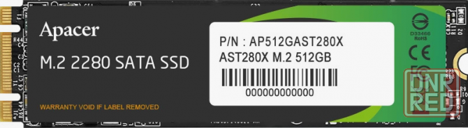 Твердотельный накопитель Ssd 512gb Apacer Ast280x (Ap512gast280x-1) (арт-9053) Макеевка - изображение 1