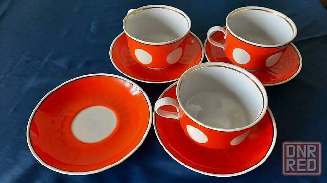 Чайные пары фарфор ссср Донецк - изображение 1