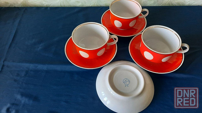 Чайные пары фарфор ссср Донецк - изображение 2