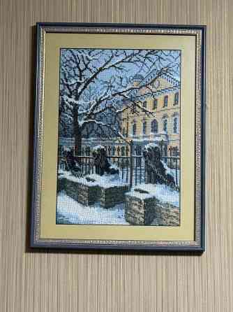 Продам картины вышивки,антибликовое стекло Донецк