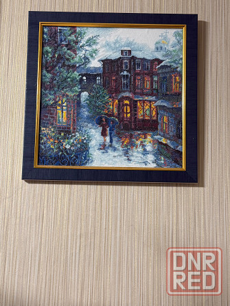 Продам картины вышивки,антибликовое стекло Донецк - изображение 4