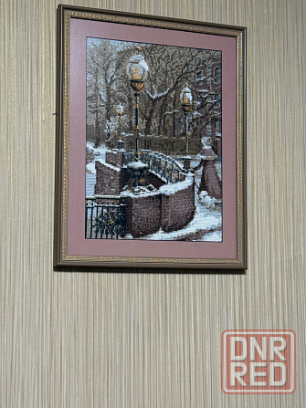 Продам картины вышивки,антибликовое стекло Донецк - изображение 3