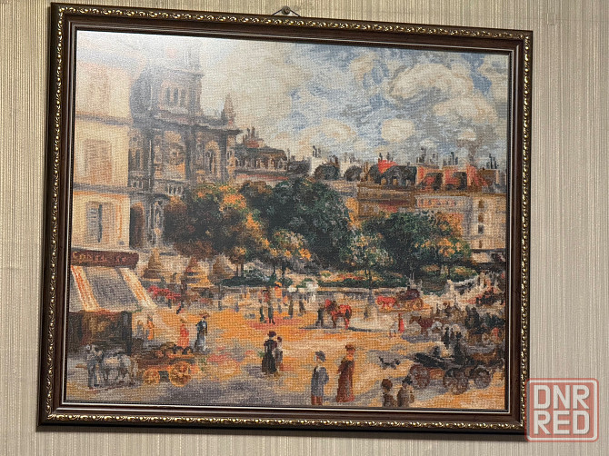 Продам картины вышивки,антибликовое стекло Донецк - изображение 1