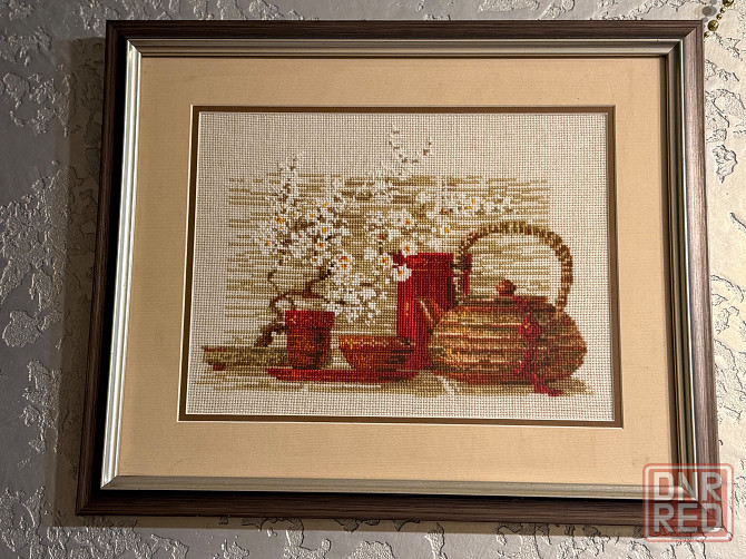 Продам картины вышивки,антибликовое стекло Донецк - изображение 5