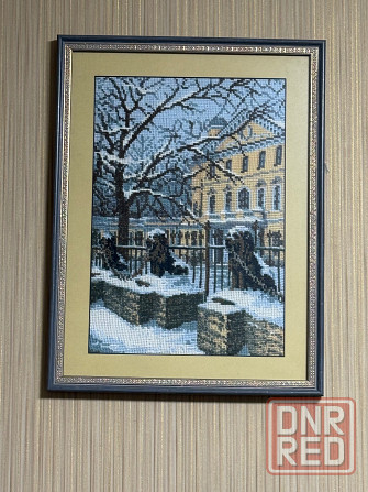 Продам картины вышивки,антибликовое стекло Донецк - изображение 2