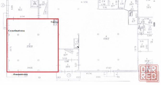 Аренда торговой площади 230,8 м² в гипермаркете MOLOKO ул. Артема 185Д Донецк - изображение 4