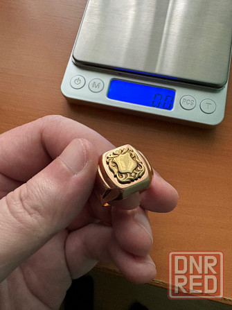 Печатка. Золото ссср 583 Донецк - изображение 1