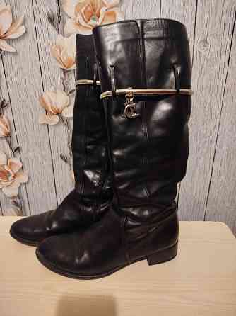 Сапоги кожаные ( весна-осень) Донецк