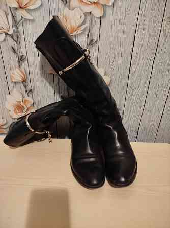 Сапоги кожаные ( весна-осень) Донецк