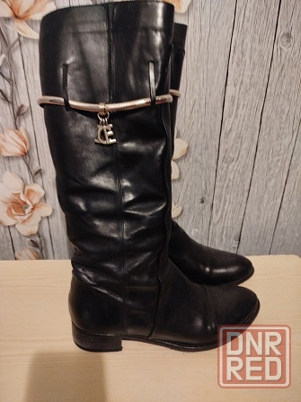 Сапоги кожаные ( весна-осень) Донецк - изображение 1