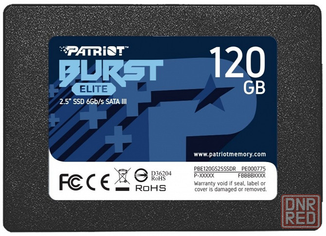 Твердотельный накопитель Ssd 2.5" Patriot Memory Burst Elite (Pbe120gs25ssdr) 120гб (арт-5992) Макеевка - изображение 1