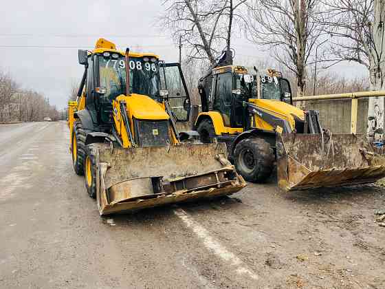 Аренда экскаватора погрузчика JCB от 4000 руб Донецк