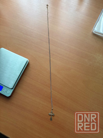 Цепочка с крестиком. Золото ссср 583 Донецк - изображение 5