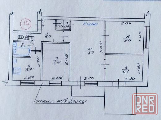 Продаётся 4-к квартира на Левом берегу по улице Азовстальская. Мариуполь - изображение 10