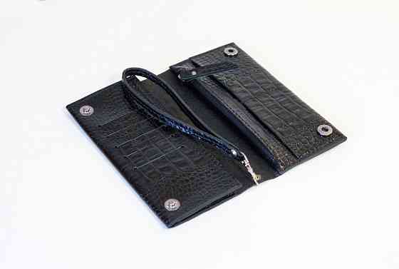 Кошелек лонгер женский натуральная кожа ручная работа Донецк