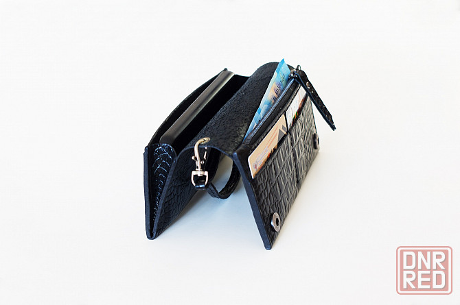 Кошелек лонгер женский натуральная кожа ручная работа Донецк - изображение 4