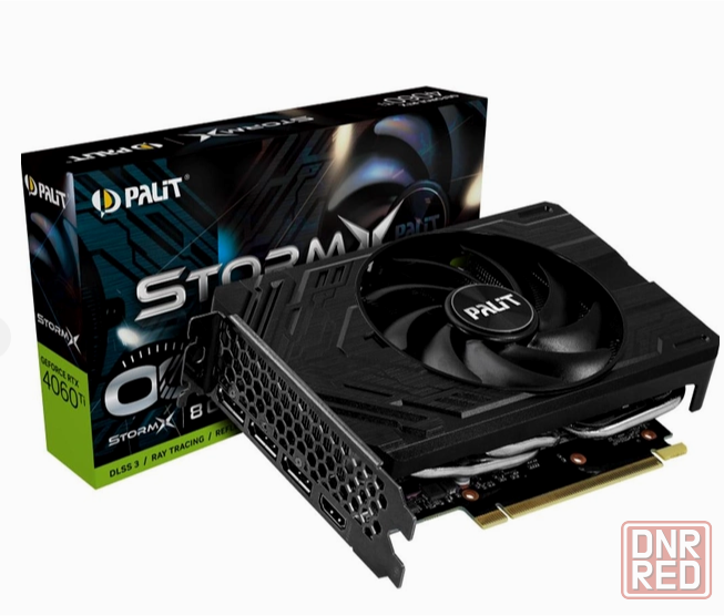 Видеокарта Palit Geforce Rtx 4060ti Stormx Oc 8gb (Ne6406ts19p1-1060f) (арт-2885) Макеевка - изображение 1